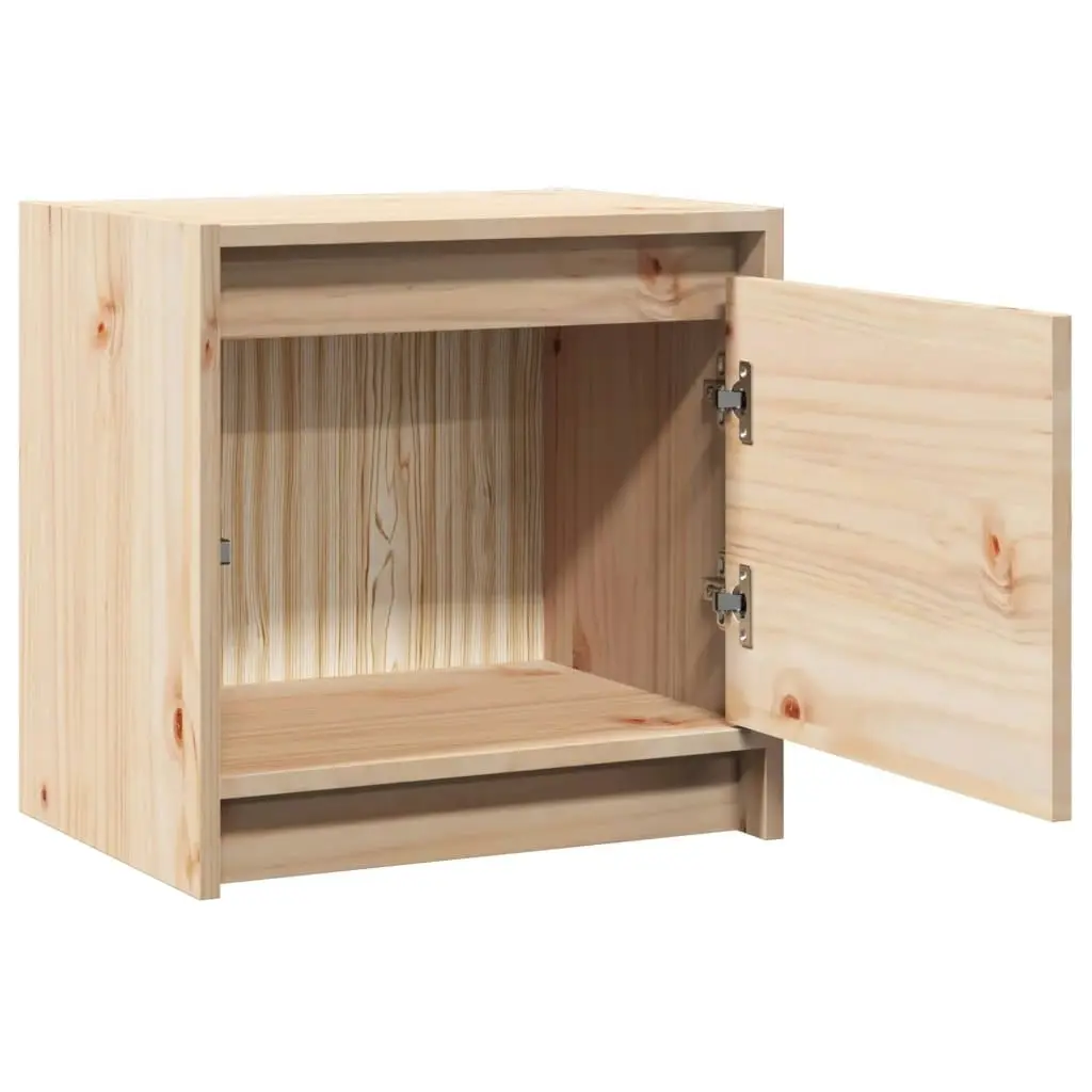 Bedside Cabinet 40x30.5x40 cm Solid Pinewood 808113