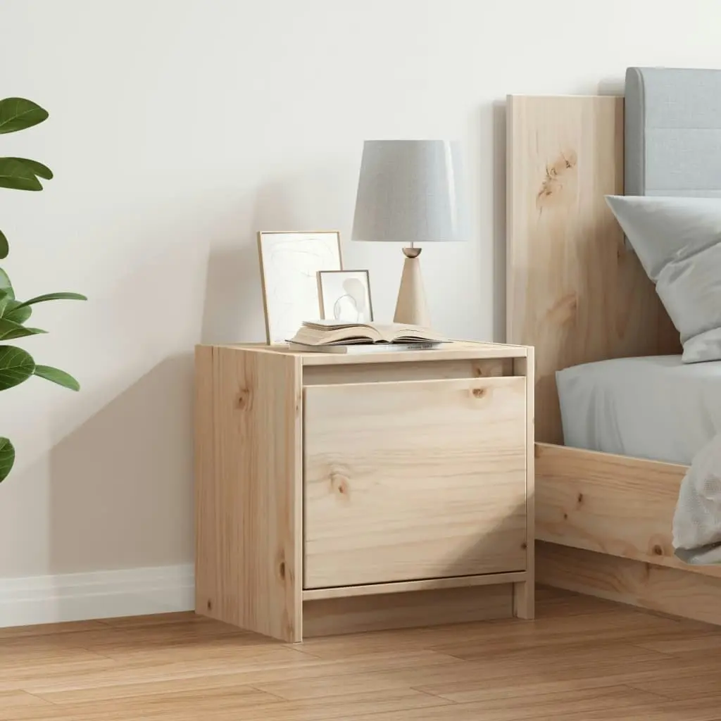 Bedside Cabinet 40x30.5x40 cm Solid Pinewood 808113