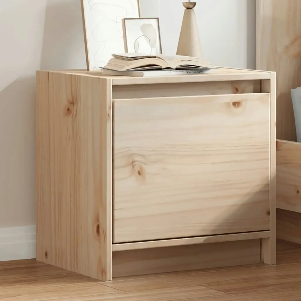 Bedside Cabinet 40x30.5x40 cm Solid Pinewood 808113