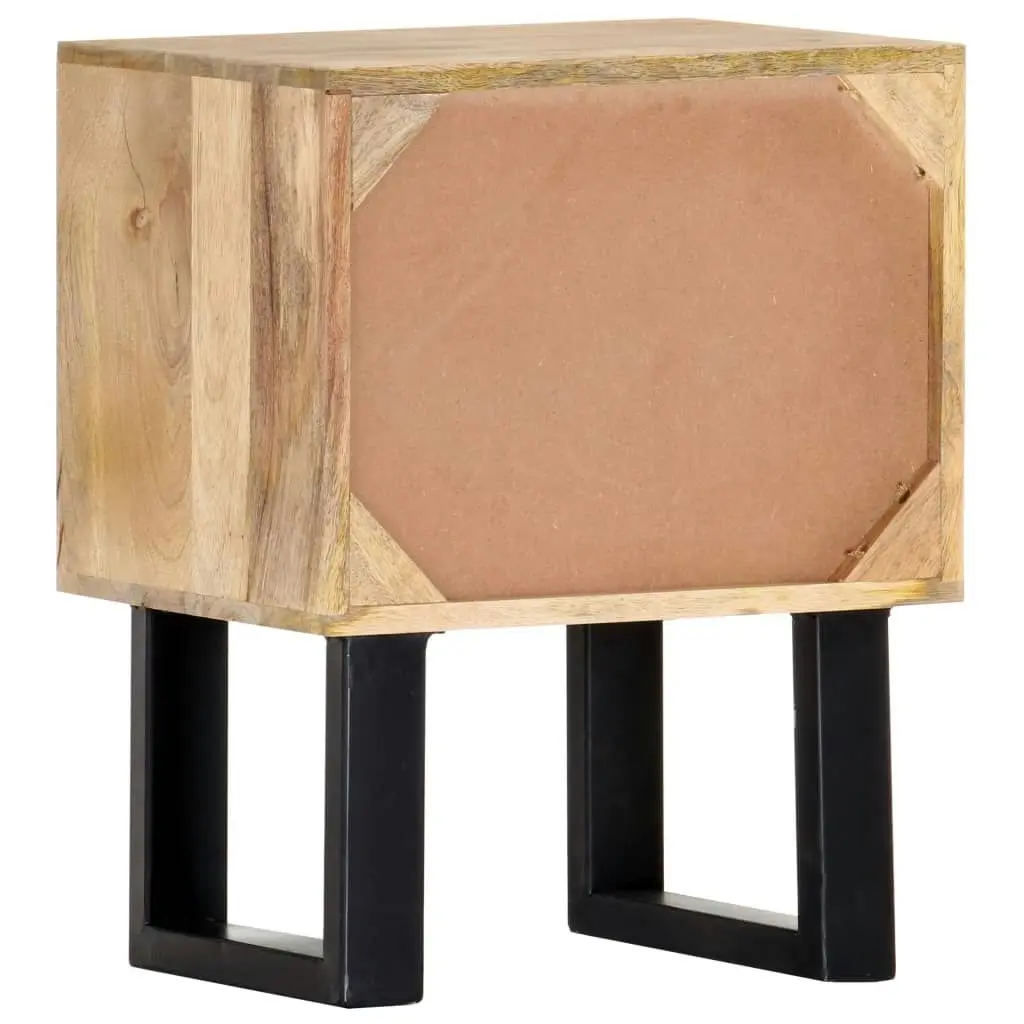 Bedside Cabinet 40x30x50 cm Solid Mango Wood 287371