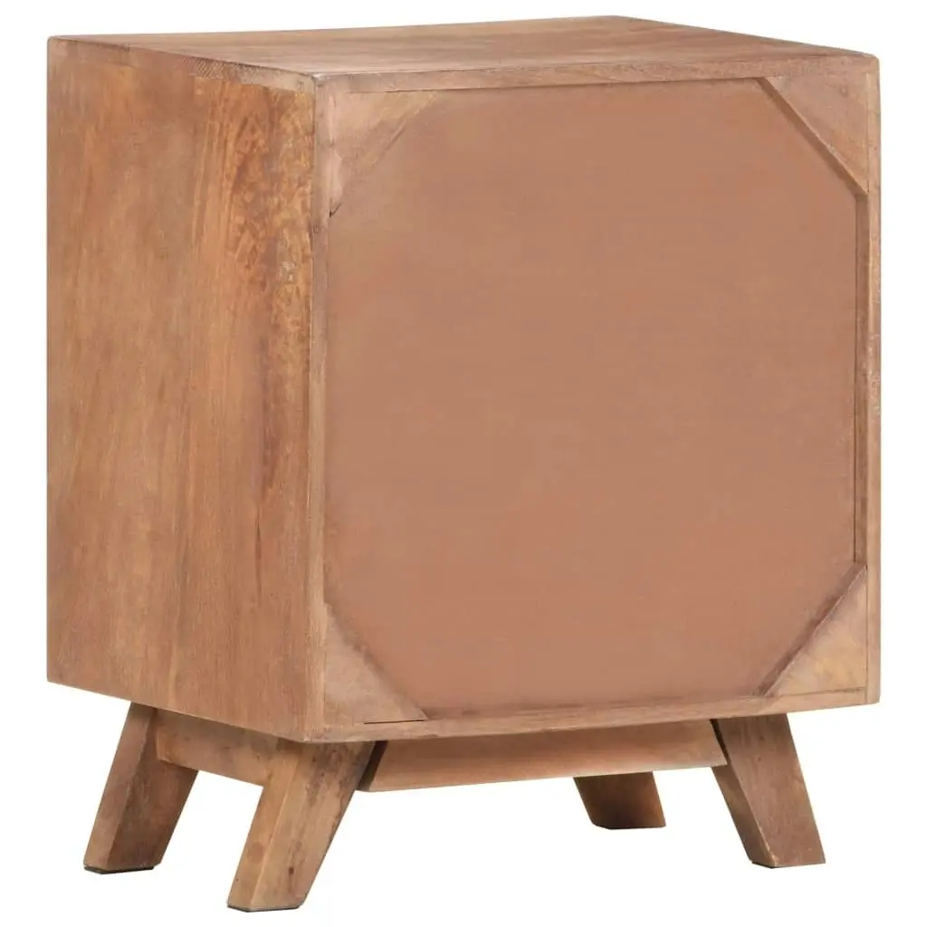 Bedside Cabinet 40x30x50 cm Solid Mango Wood 323597