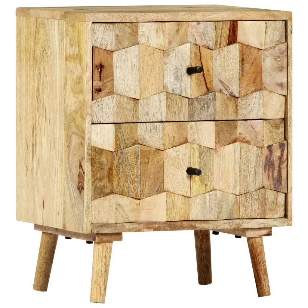 Bedside Cabinet 40x30x50 cm Solid Mango Wood 247722