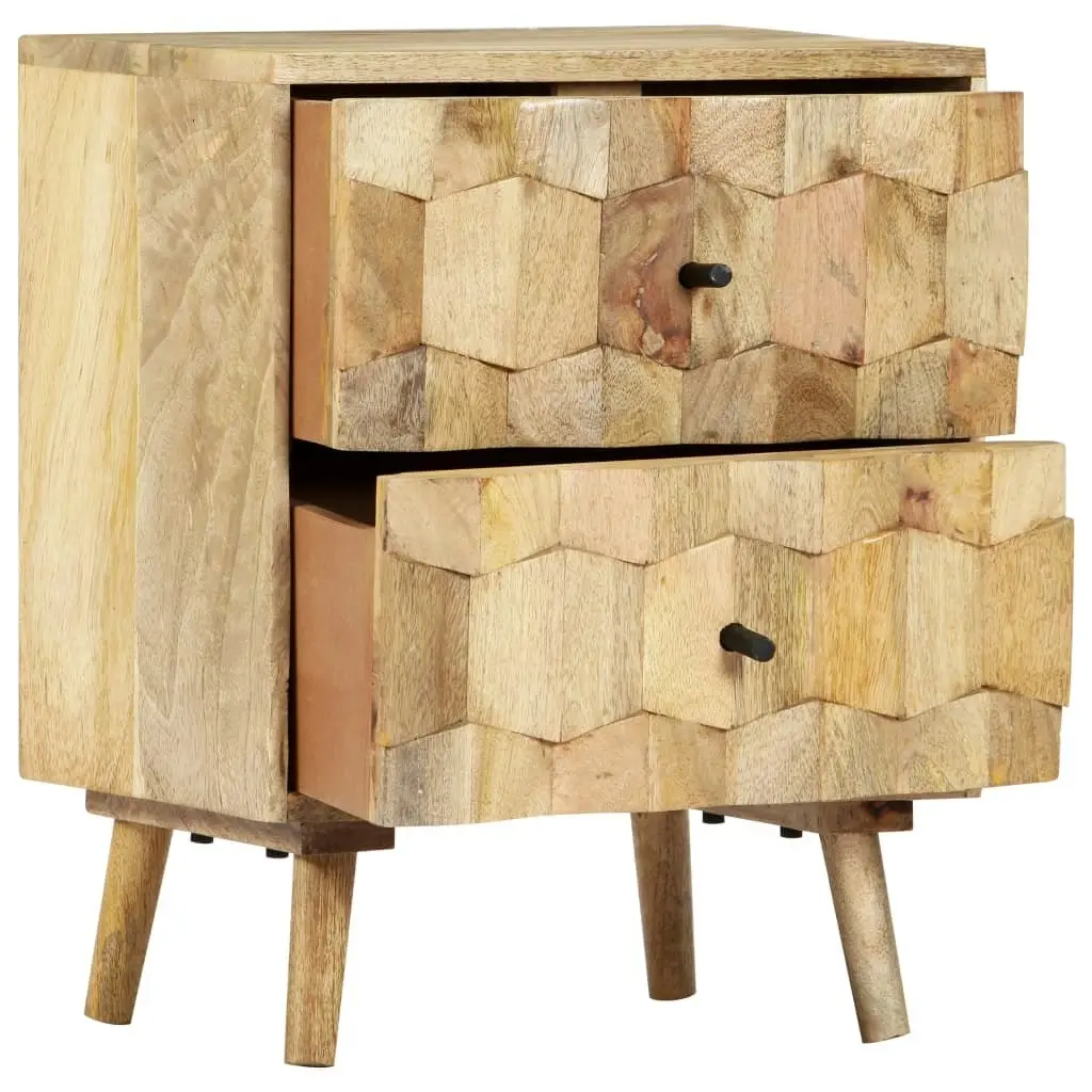 Bedside Cabinet 40x30x50 cm Solid Mango Wood 247722