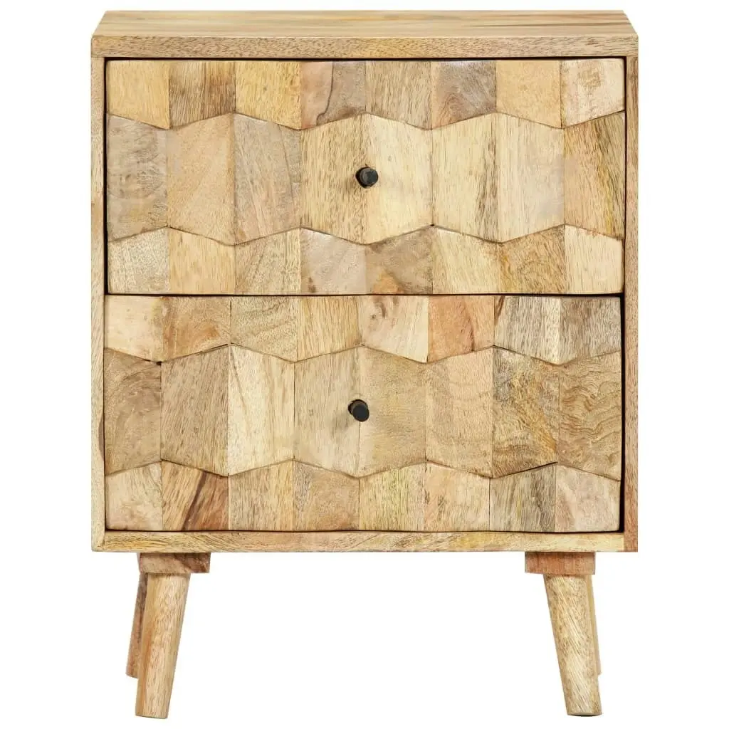 Bedside Cabinet 40x30x50 cm Solid Mango Wood 247722