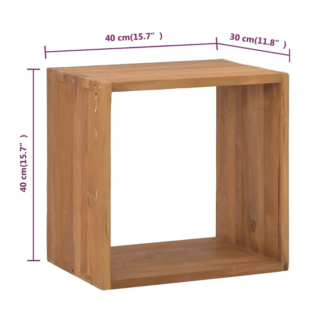 Bedside Cabinet 40x30x40 cm Solid Teak Wood 326132