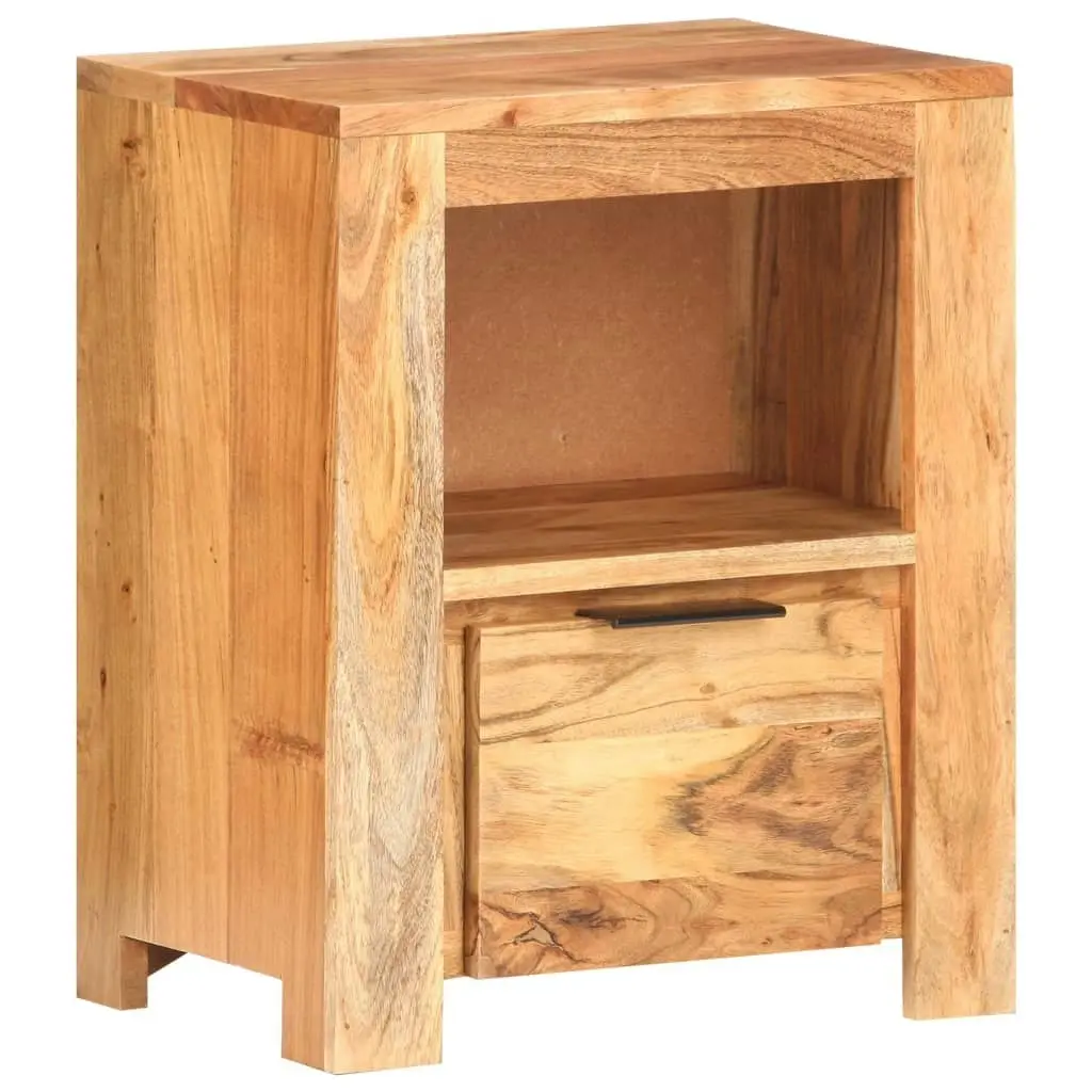 Bedside Cabinet 40x30x50 cm Solid Acacia Wood 320210