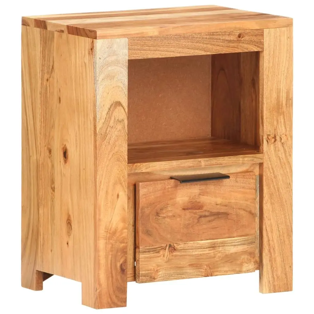 Bedside Cabinet 40x30x50 cm Solid Acacia Wood 320210