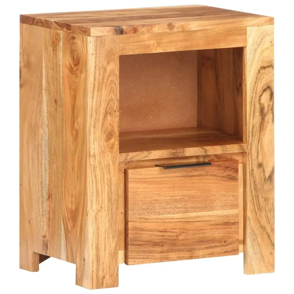 Bedside Cabinet 40x30x50 cm Solid Acacia Wood 320210