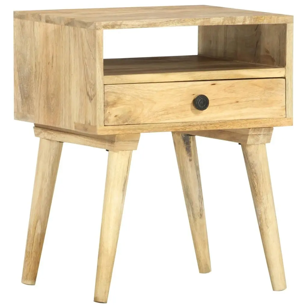 Bedside Cabinet 40x35x50 cm Solid Mango Wood 285849