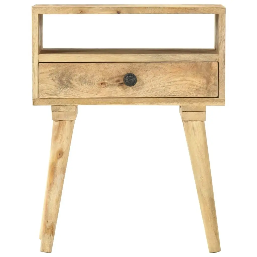 Bedside Cabinet 40x35x50 cm Solid Mango Wood 285849