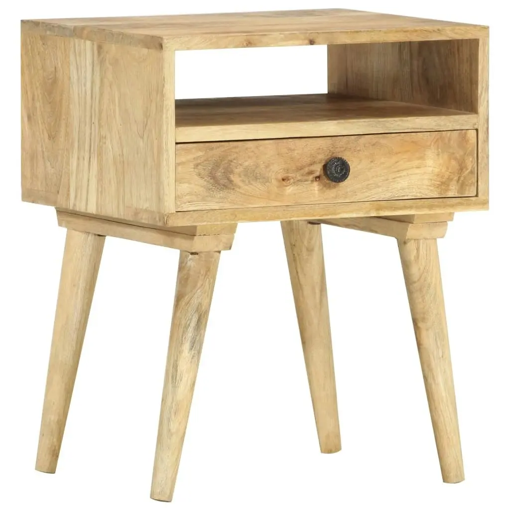 Bedside Cabinet 40x35x50 cm Solid Mango Wood 285849