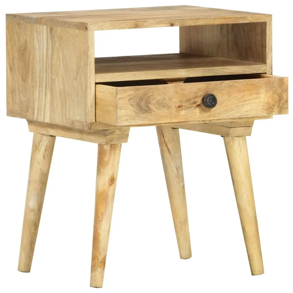 Bedside Cabinet 40x35x50 cm Solid Mango Wood 285849