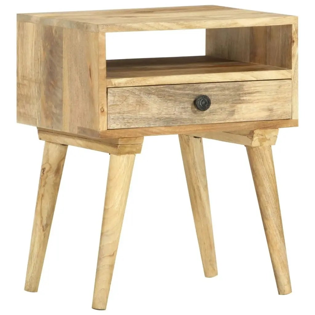 Bedside Cabinet 40x35x50 cm Solid Mango Wood 285849