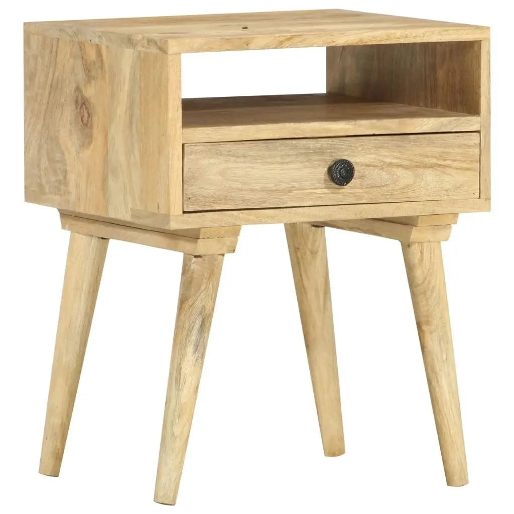 Bedside Cabinet 40x35x50 cm Solid Mango Wood 285849