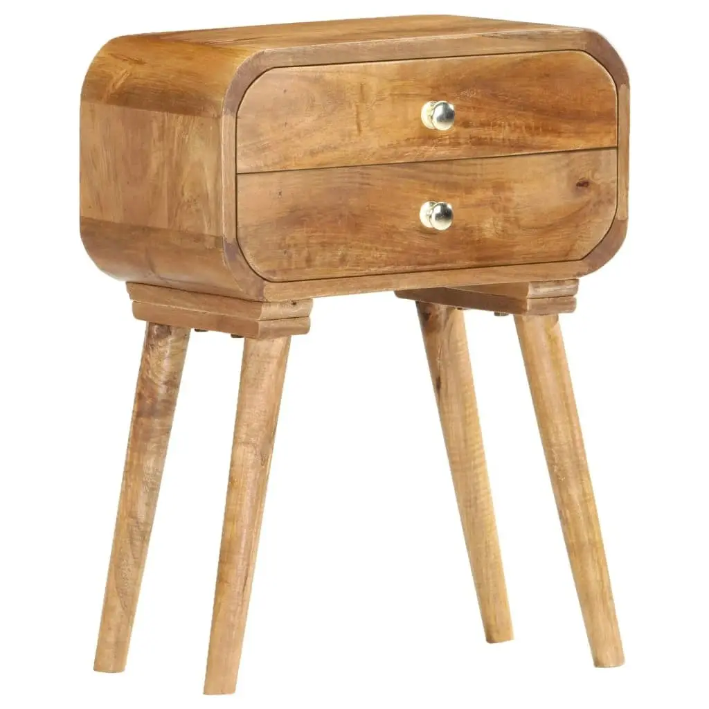 Bedside Cabinet 43x30x58 cm Solid Mango Wood 285851