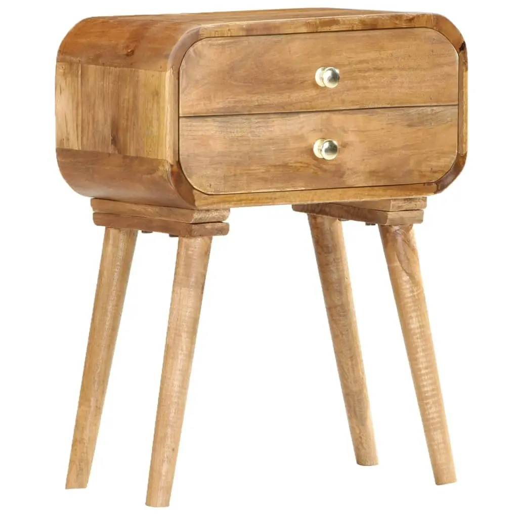 Bedside Cabinet 43x30x58 cm Solid Mango Wood 285851