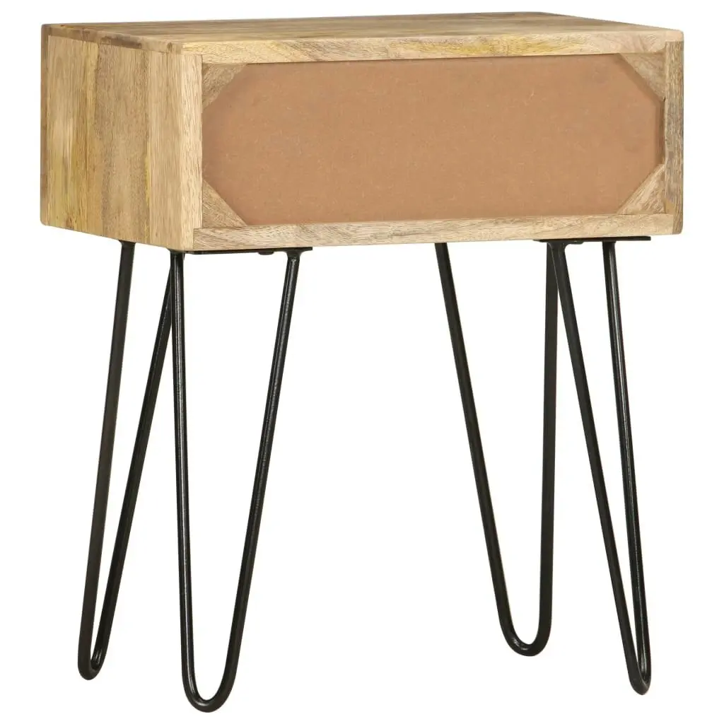 Bedside Cabinet 40x30x50 cm Solid Mango Wood 286124