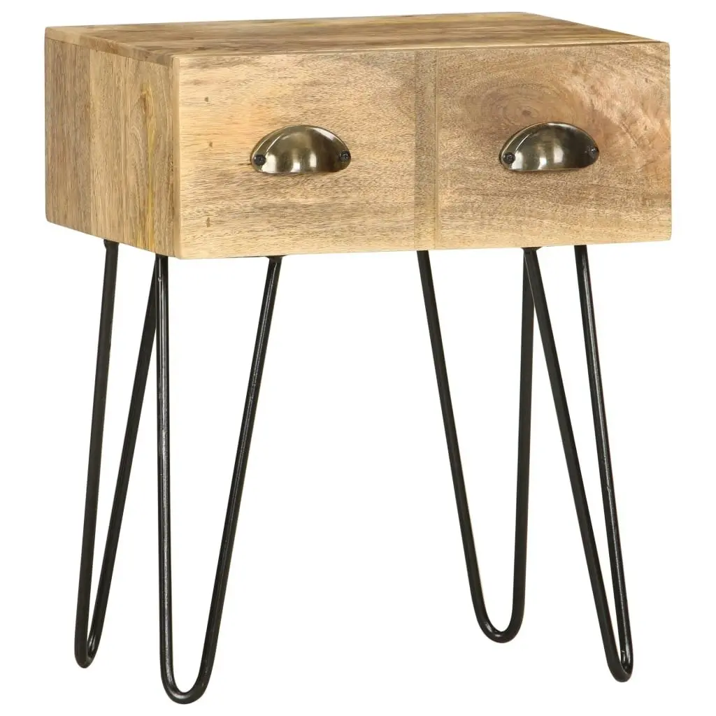 Bedside Cabinet 40x30x50 cm Solid Mango Wood 286124