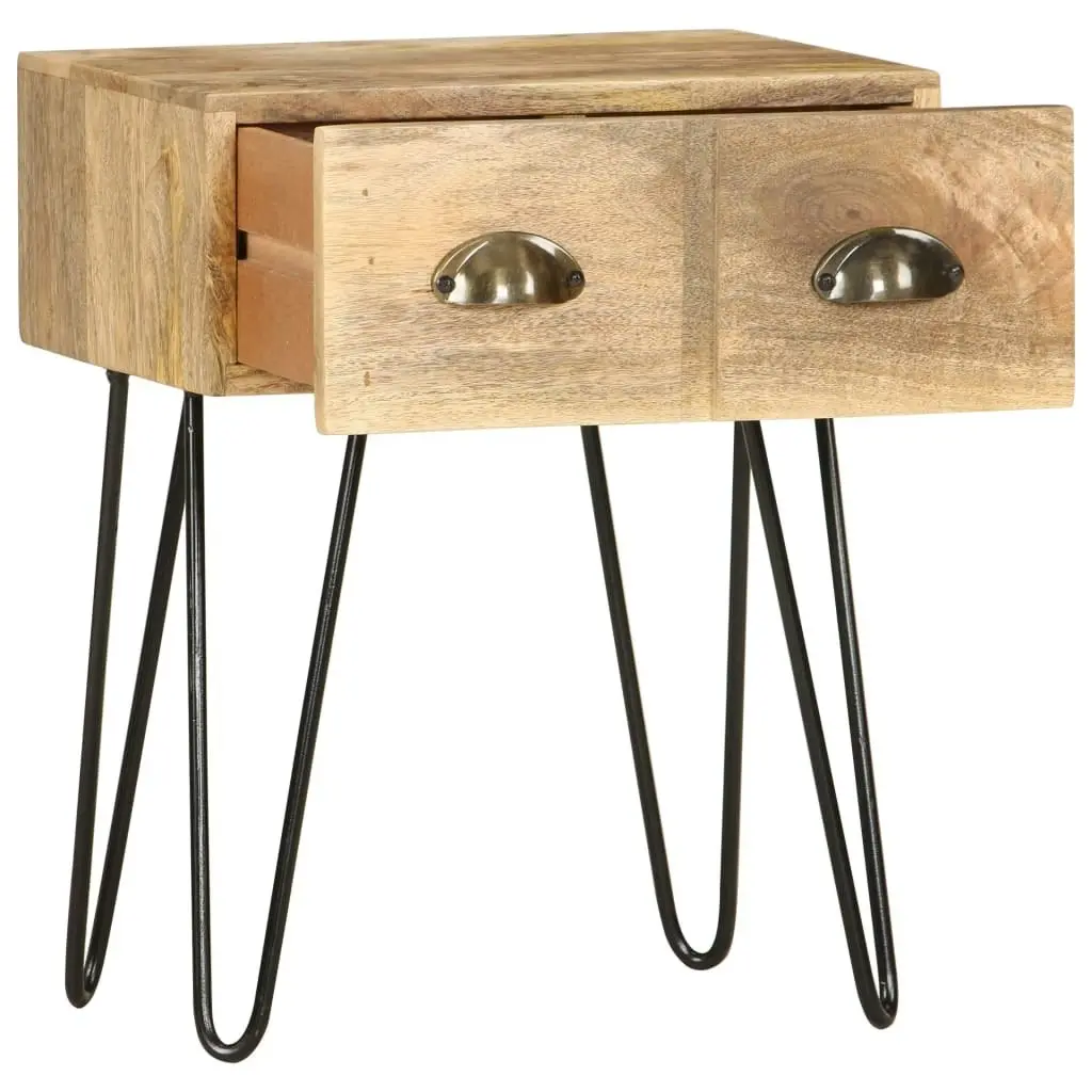 Bedside Cabinet 40x30x50 cm Solid Mango Wood 286124