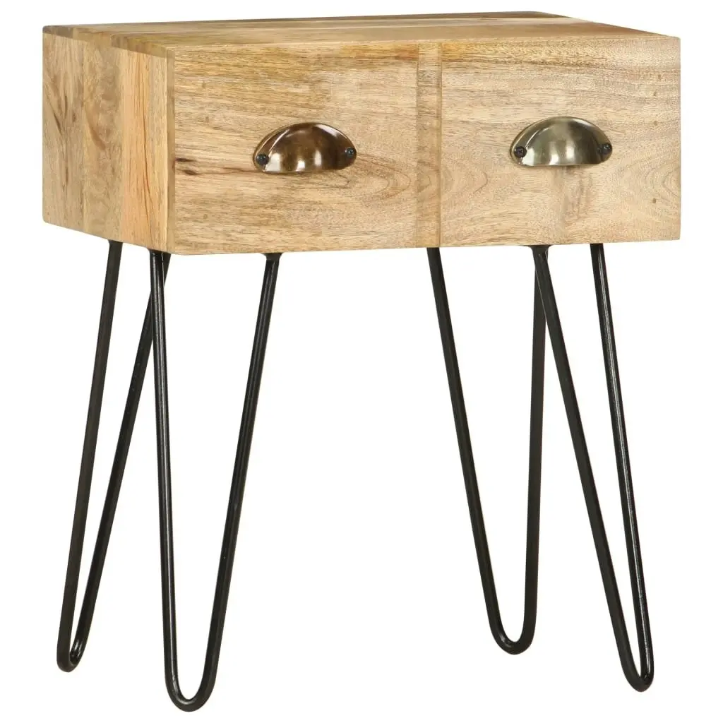 Bedside Cabinet 40x30x50 cm Solid Mango Wood 286124