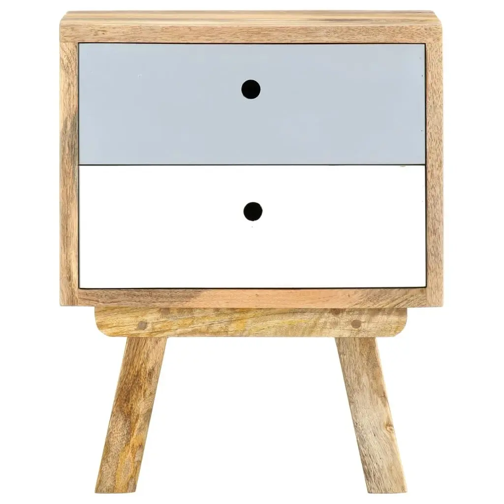 Bedside Cabinet 40x35x50 cm Solid Mango Wood 285858