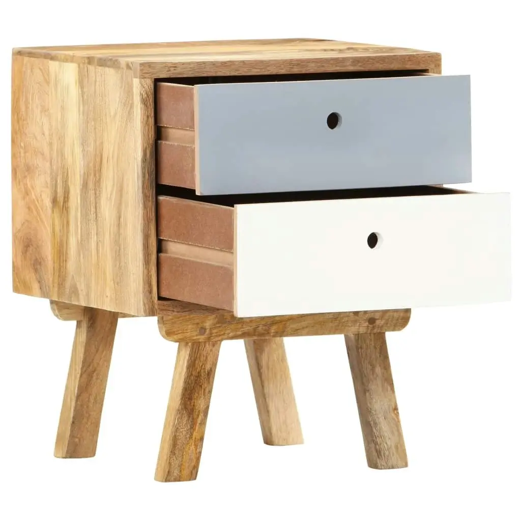 Bedside Cabinet 40x35x50 cm Solid Mango Wood 285858