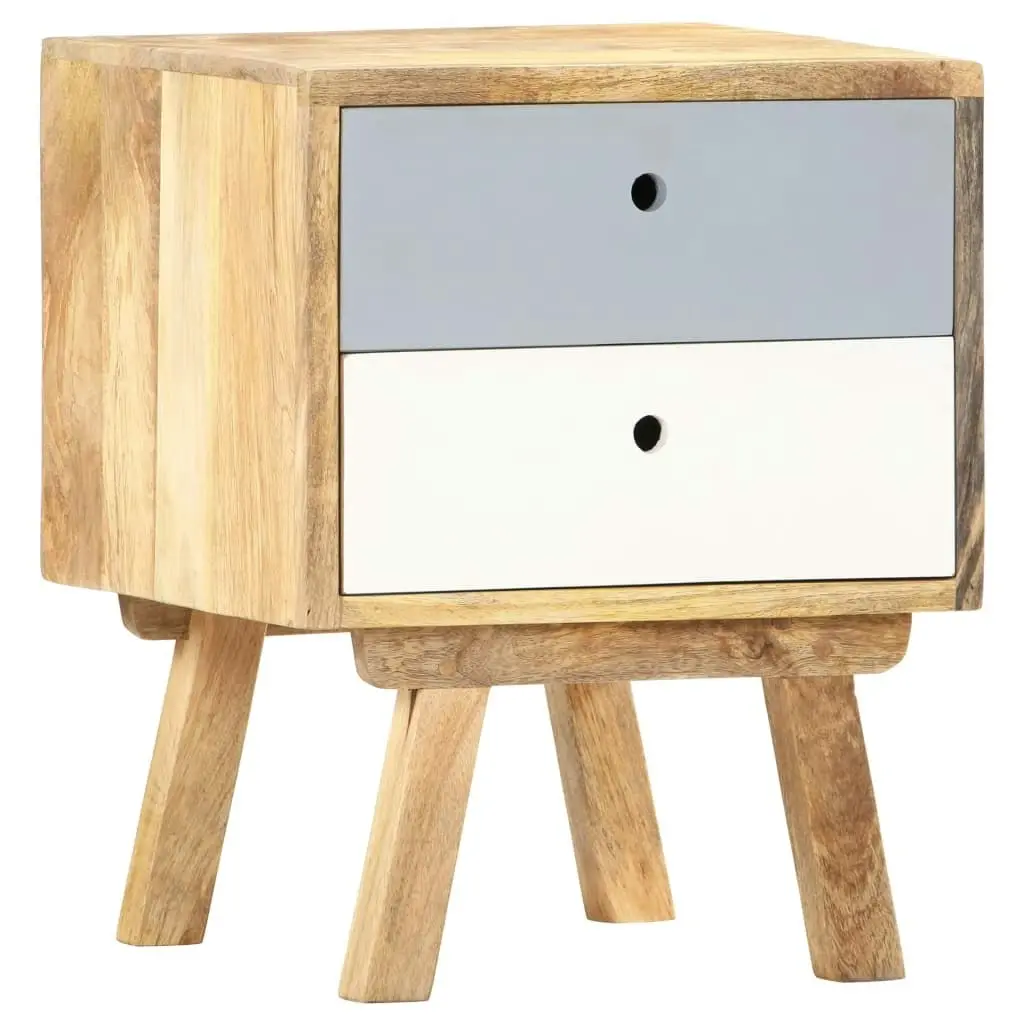 Bedside Cabinet 40x35x50 cm Solid Mango Wood 285858