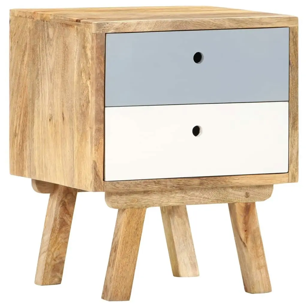 Bedside Cabinet 40x35x50 cm Solid Mango Wood 285858