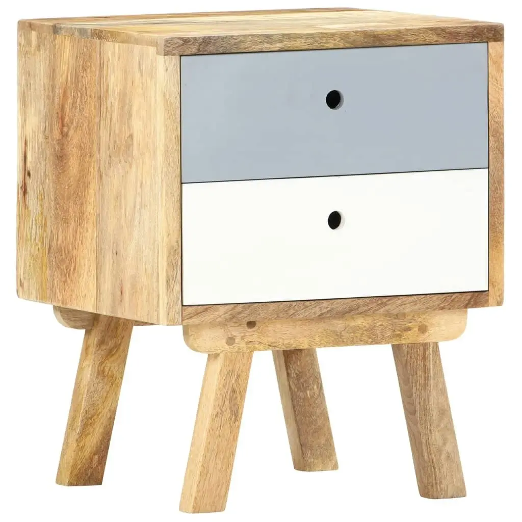 Bedside Cabinet 40x35x50 cm Solid Mango Wood 285858