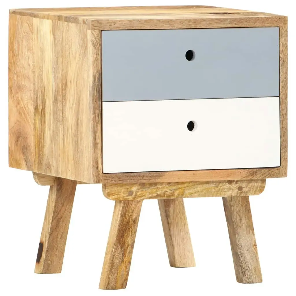 Bedside Cabinet 40x35x50 cm Solid Mango Wood 285858