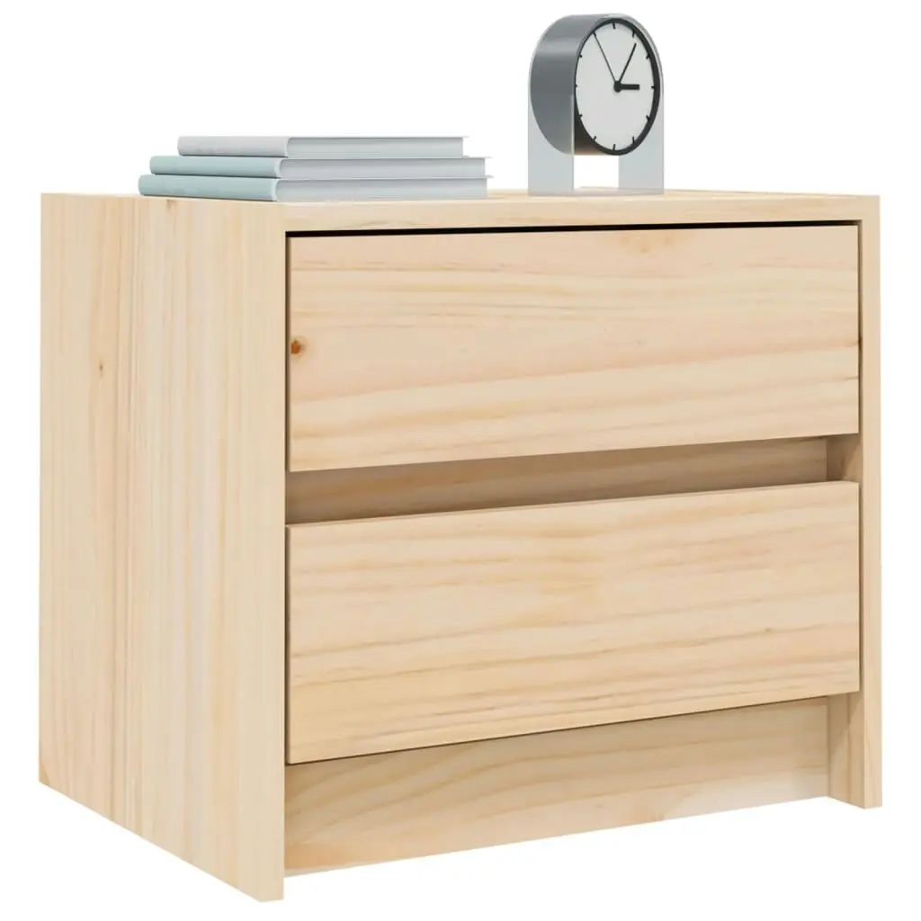 Bedside Cabinet 40x31x35.5 cm Solid Wood Pine 836135