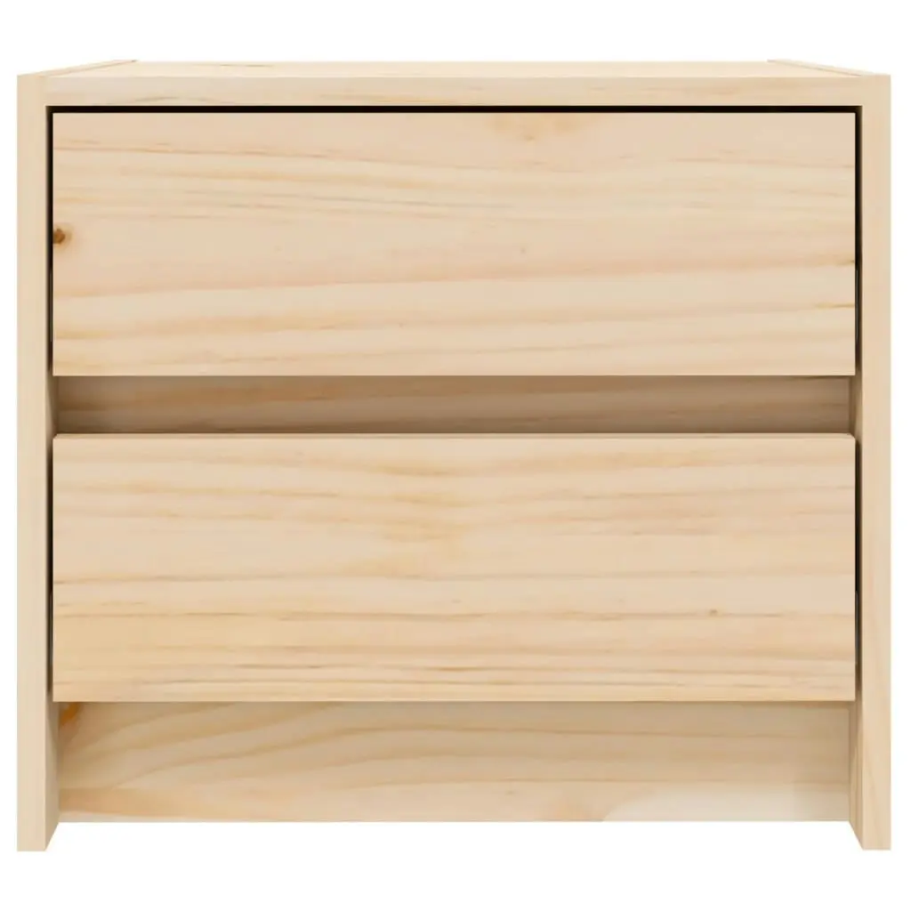 Bedside Cabinet 40x31x35.5 cm Solid Wood Pine 836135