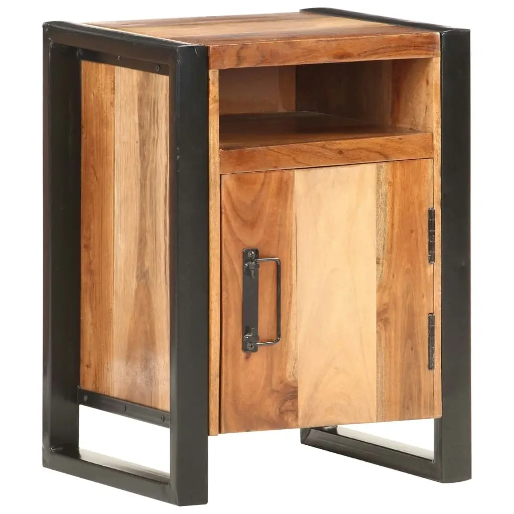 Bedside Cabinet 40x35x55cm Solid Acacia Wood 321569