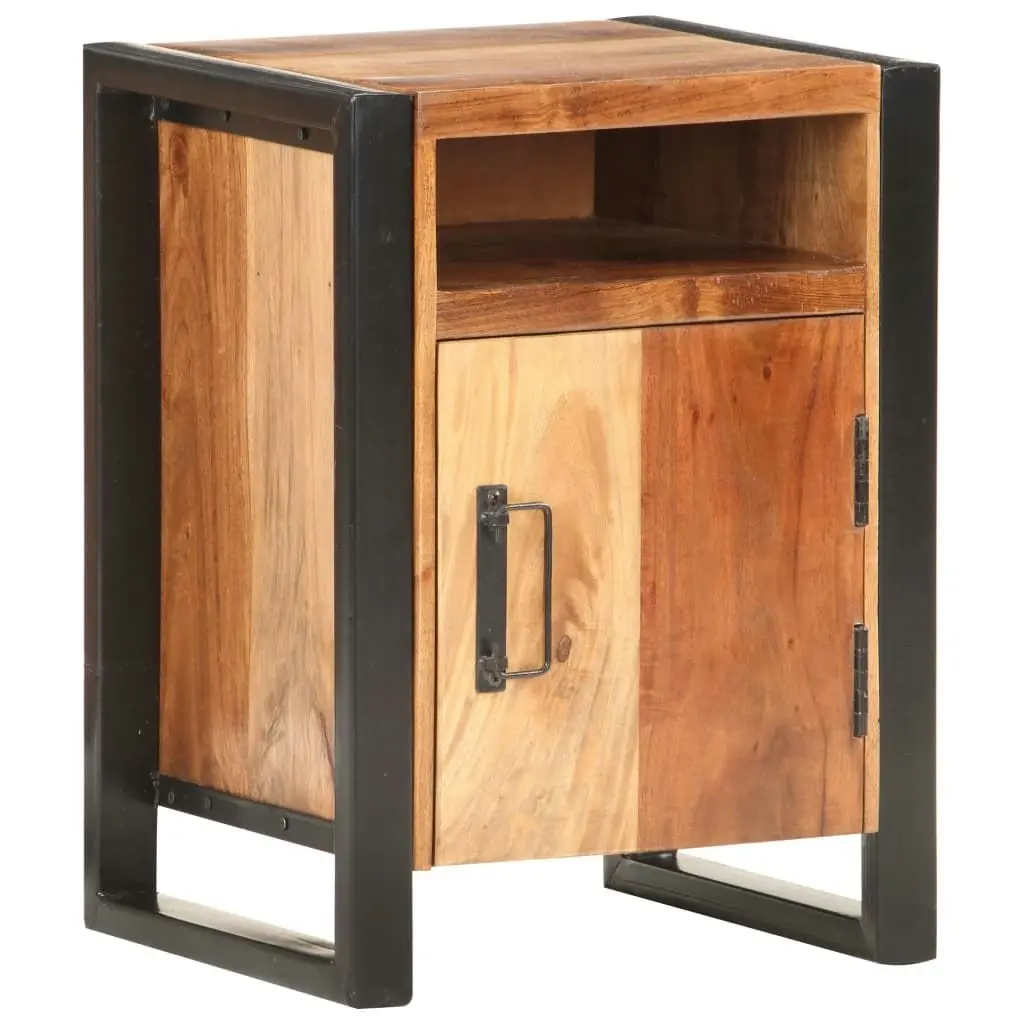 Bedside Cabinet 40x35x55cm Solid Acacia Wood 321569