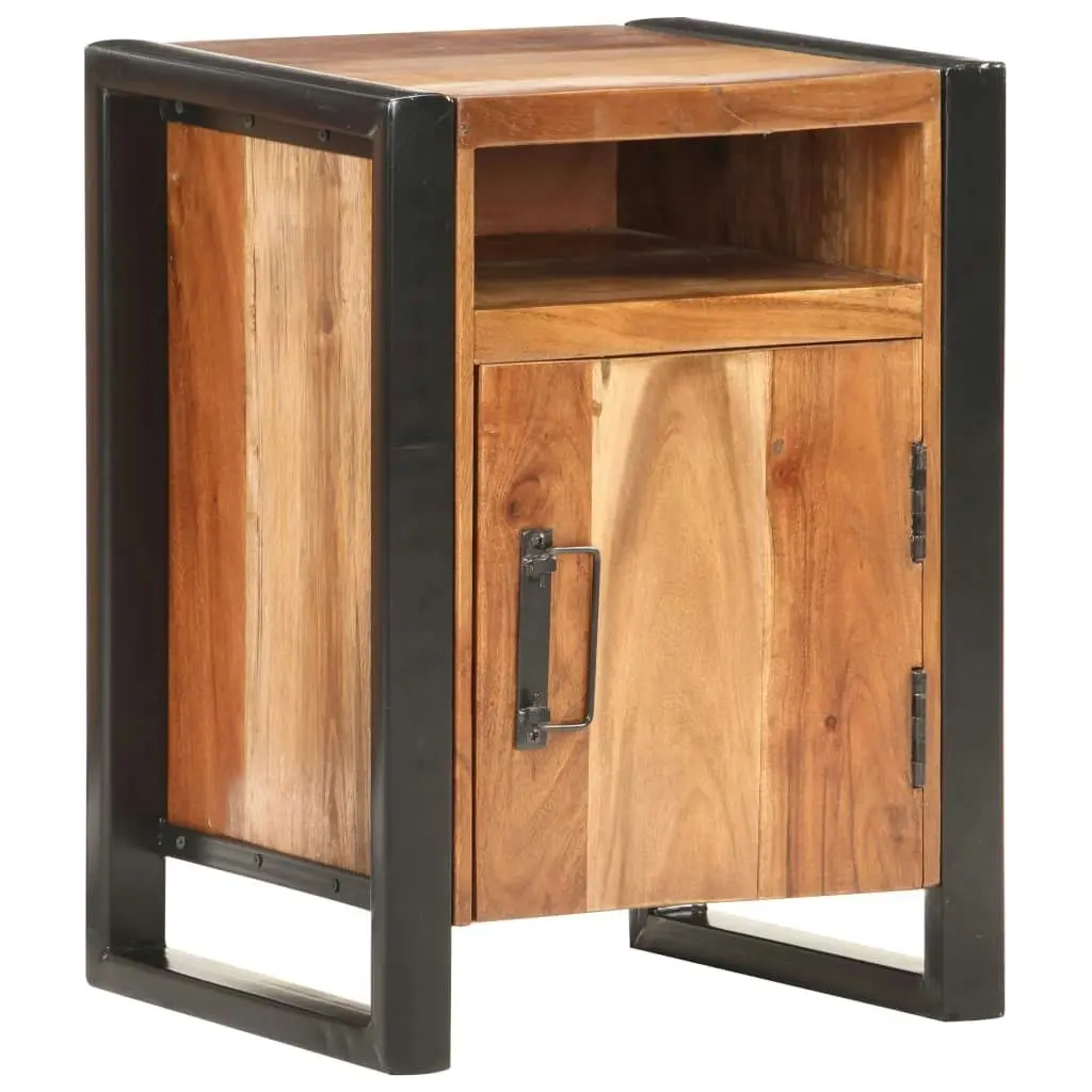 Bedside Cabinet 40x35x55cm Solid Acacia Wood 321569