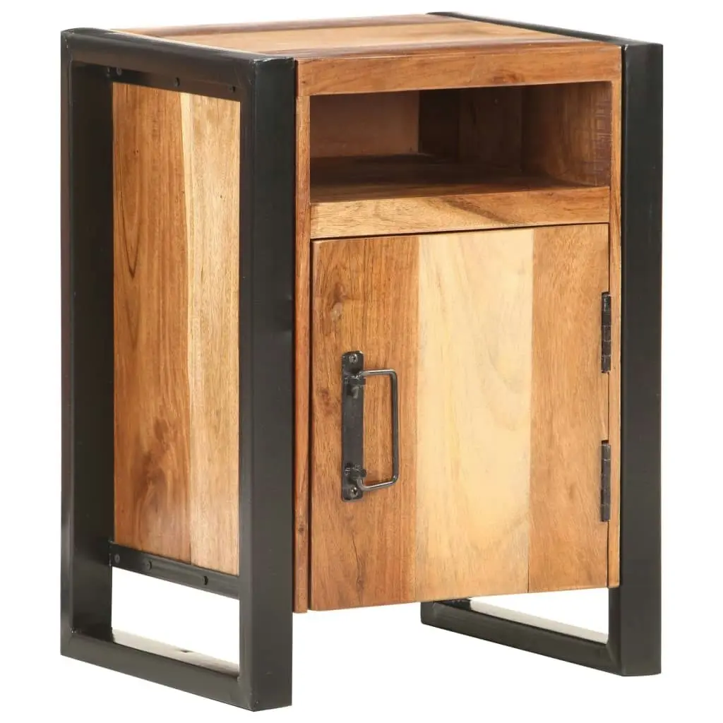 Bedside Cabinet 40x35x55cm Solid Acacia Wood 321569