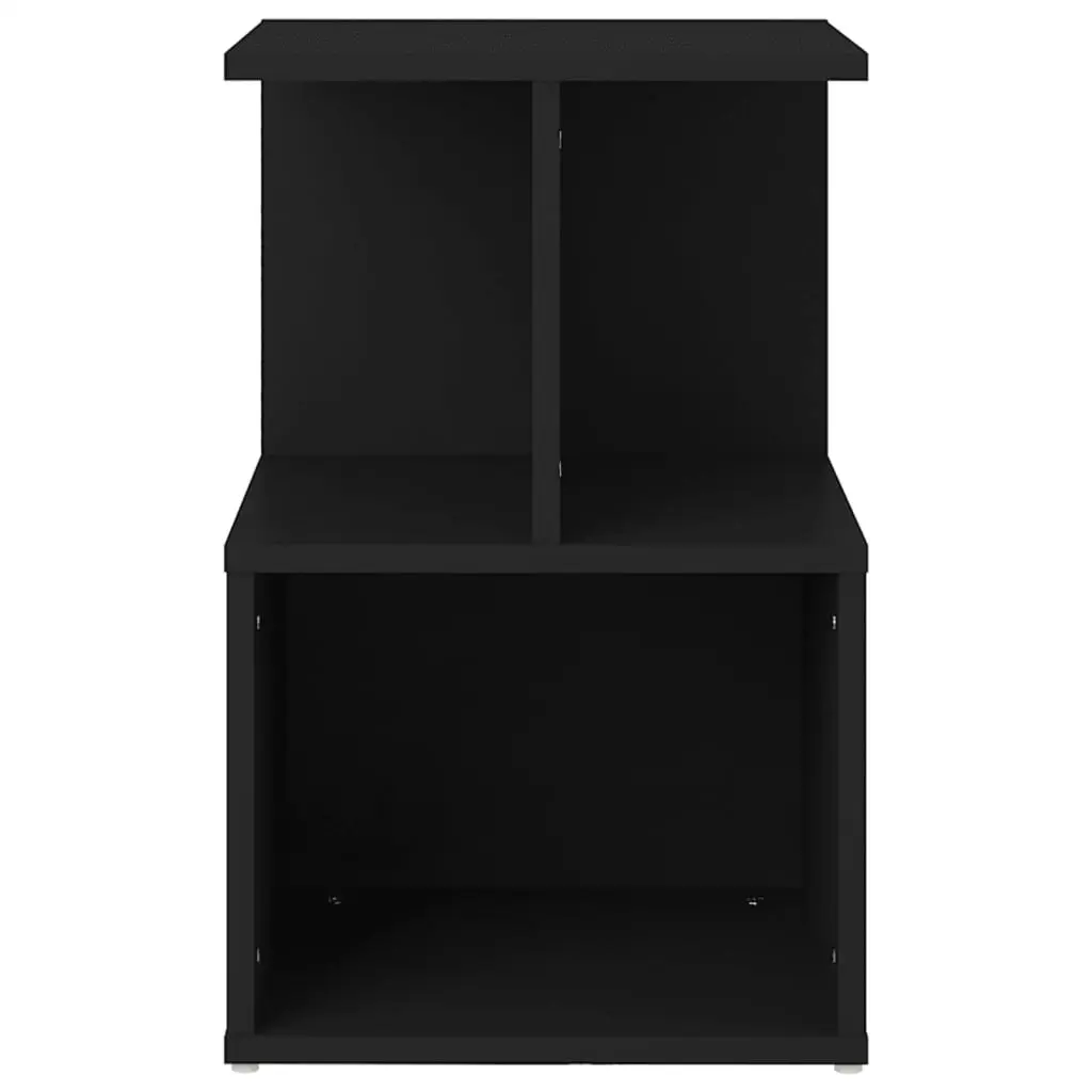 Bedside Cabinet Black 35x35x55 cm Engineered Wood 806348