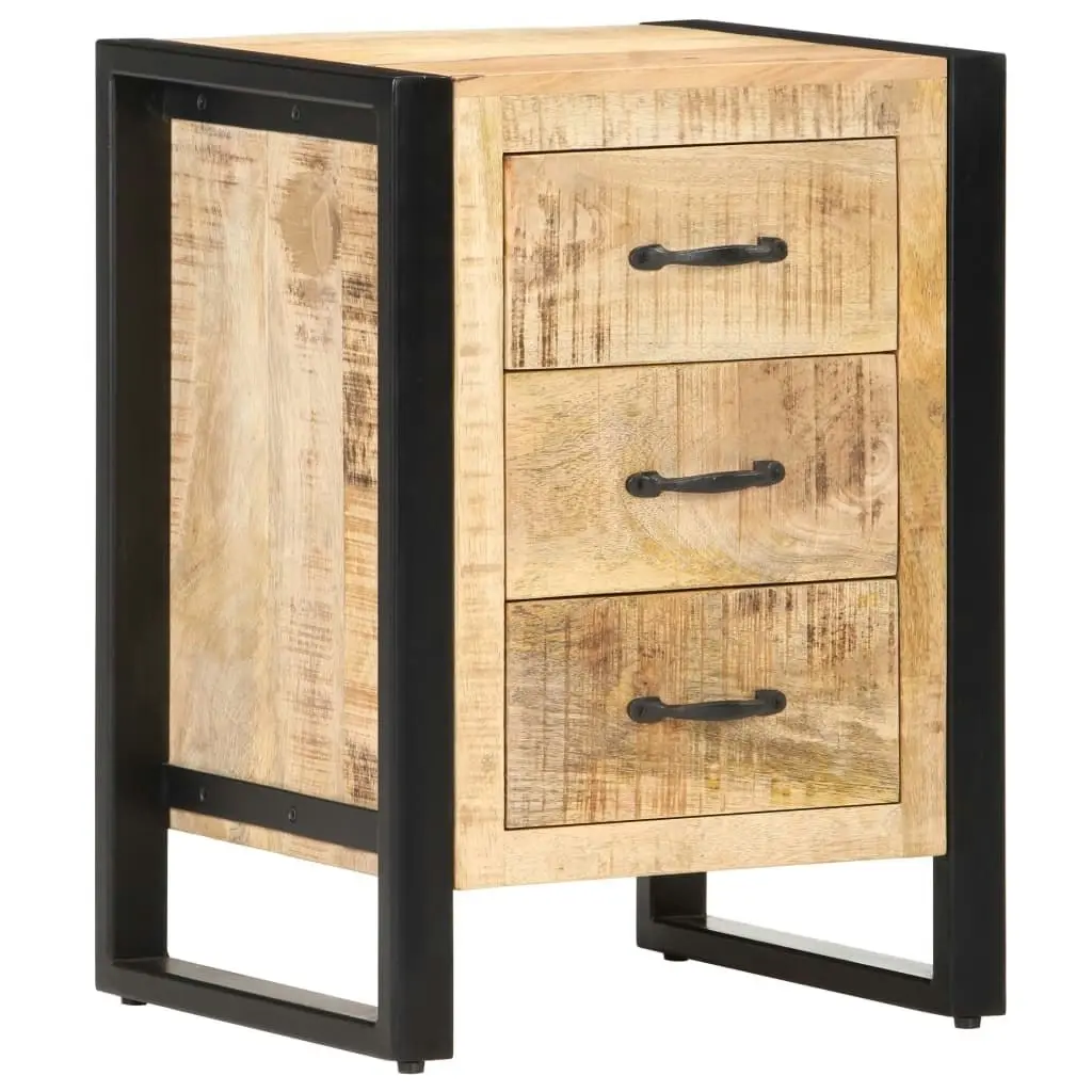 Bedside Cabinet 40x35x55 cm Solid Mango Wood 320229