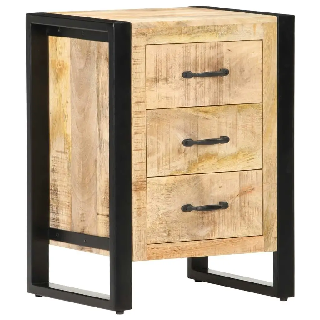 Bedside Cabinet 40x35x55 cm Solid Mango Wood 320229