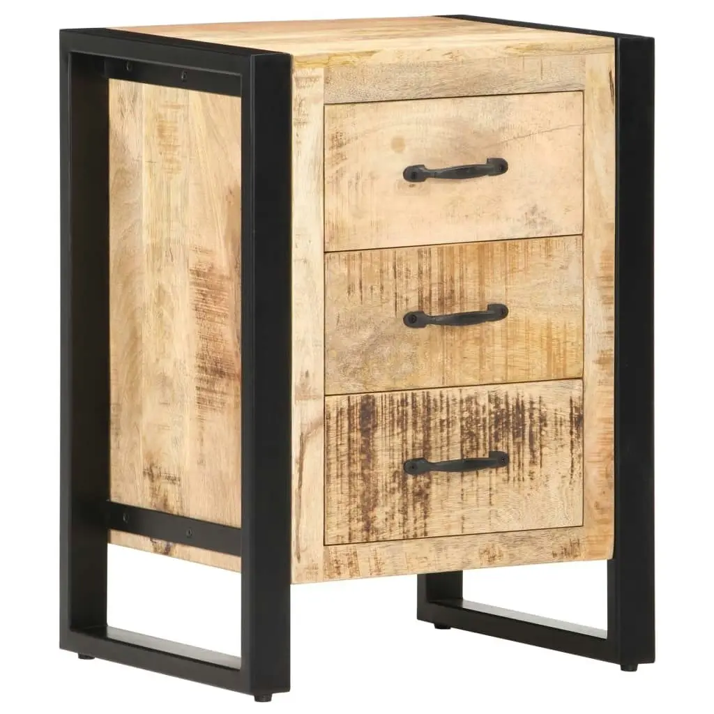 Bedside Cabinet 40x35x55 cm Solid Mango Wood 320229