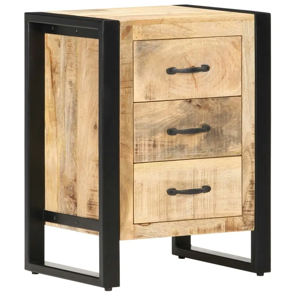 Bedside Cabinet 40x35x55 cm Solid Mango Wood 320229