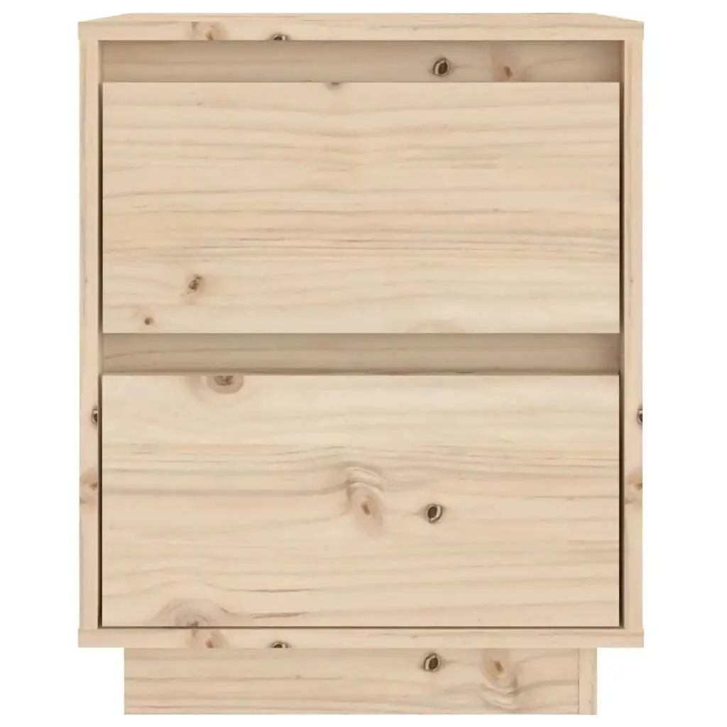 Bedside Cabinet 40x35x50 cm Solid Wood Pine 813315