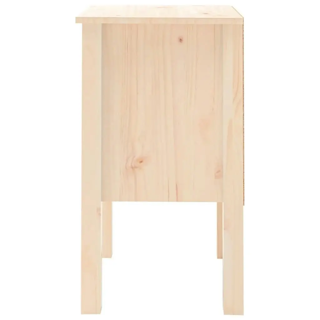 Bedside Cabinet 40x35x61.5 cm Solid Wood Pine 813689