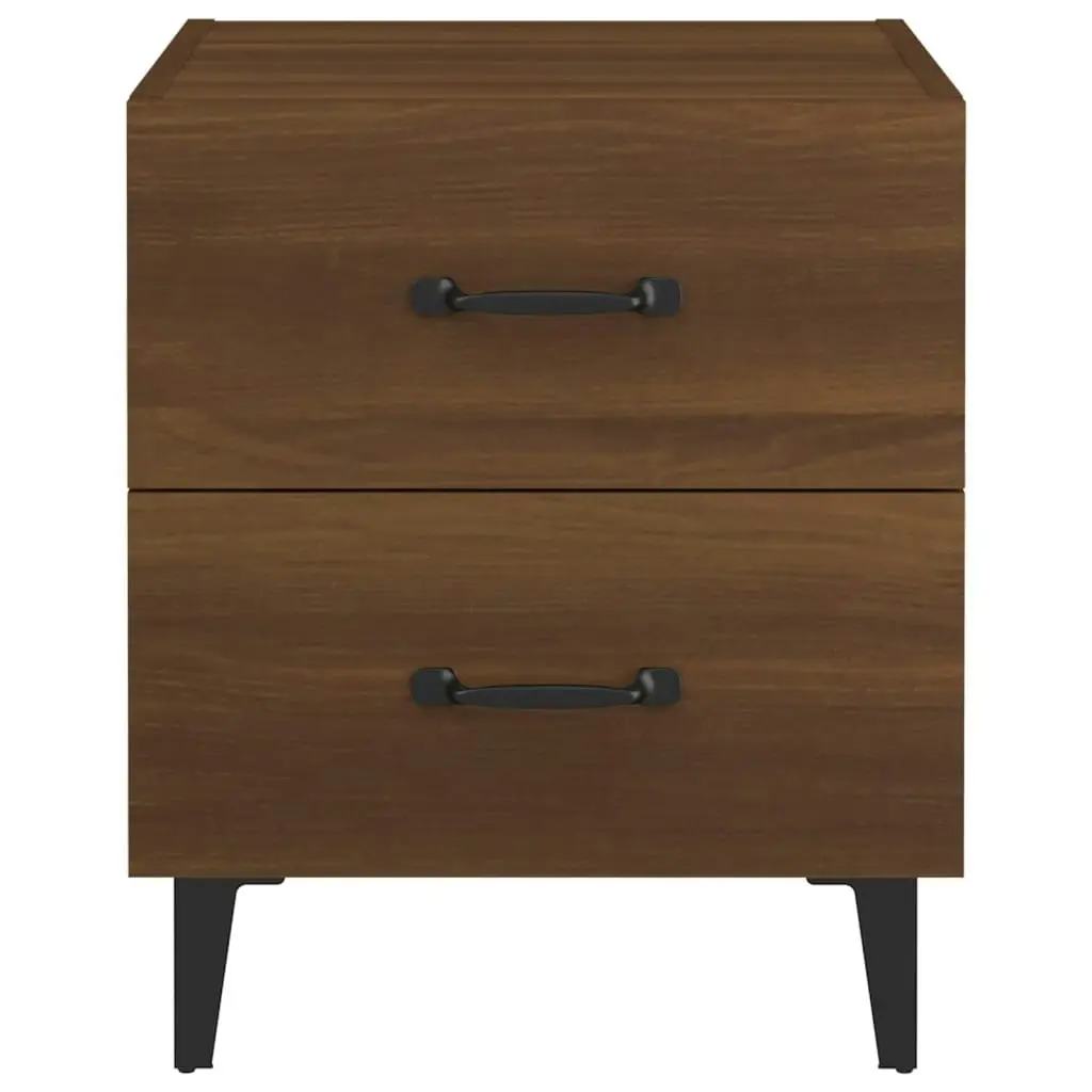 Bedside Cabinet Brown Oak 40x35x47.5 cm 817295