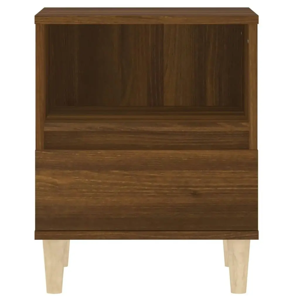 Bedside Cabinet Brown Oak 40x35x50 cm 821808