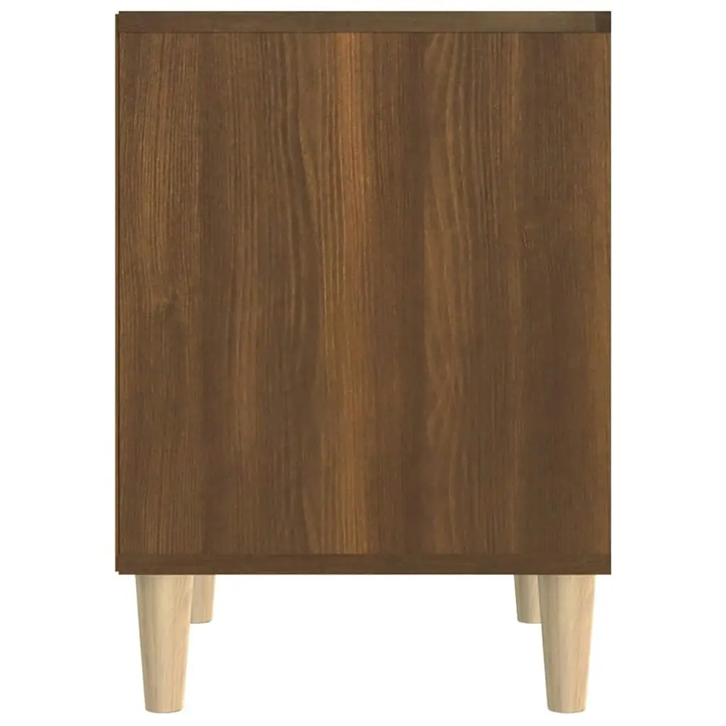 Bedside Cabinet Brown Oak 40x35x50 cm 821872