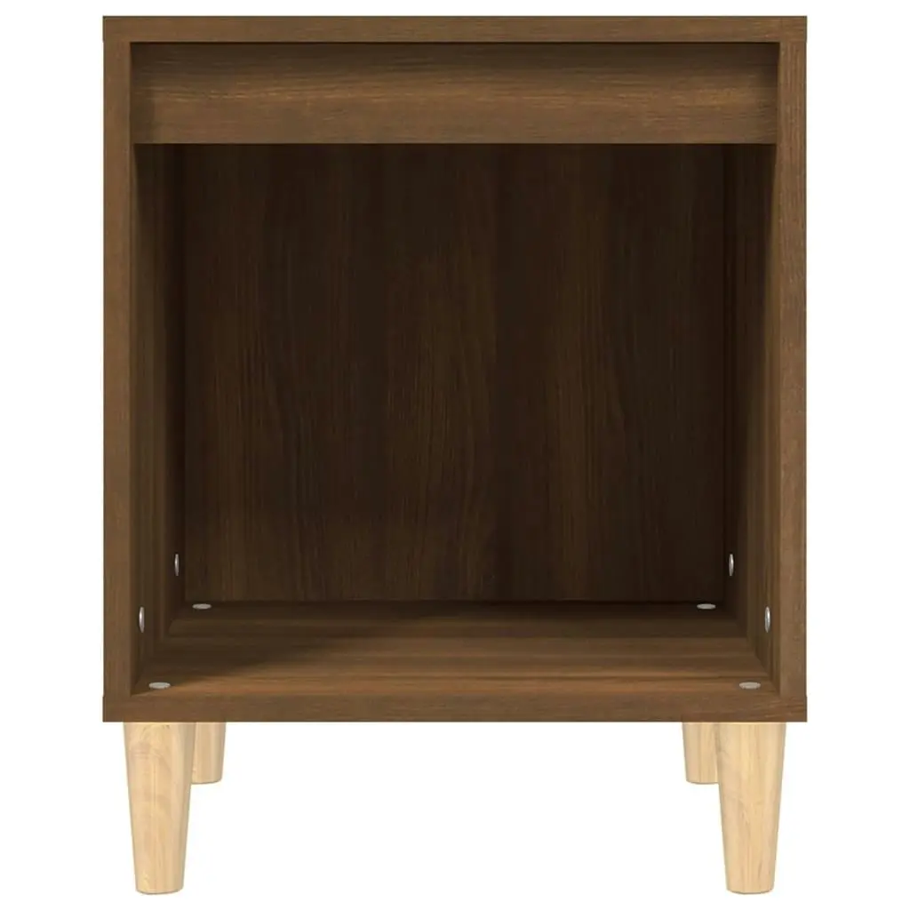 Bedside Cabinet Brown Oak 40x35x50 cm 821872