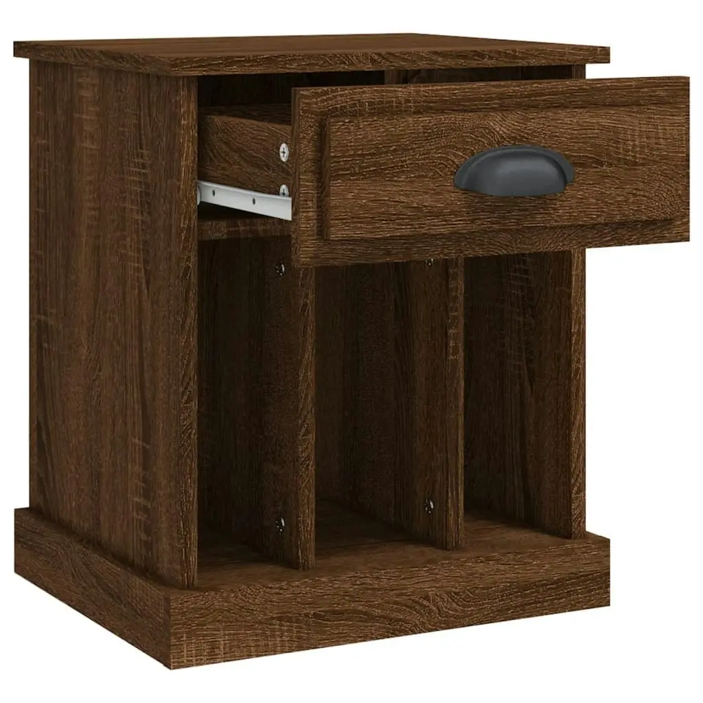 Bedside Cabinet Brown Oak 43x36x50 cm 816358