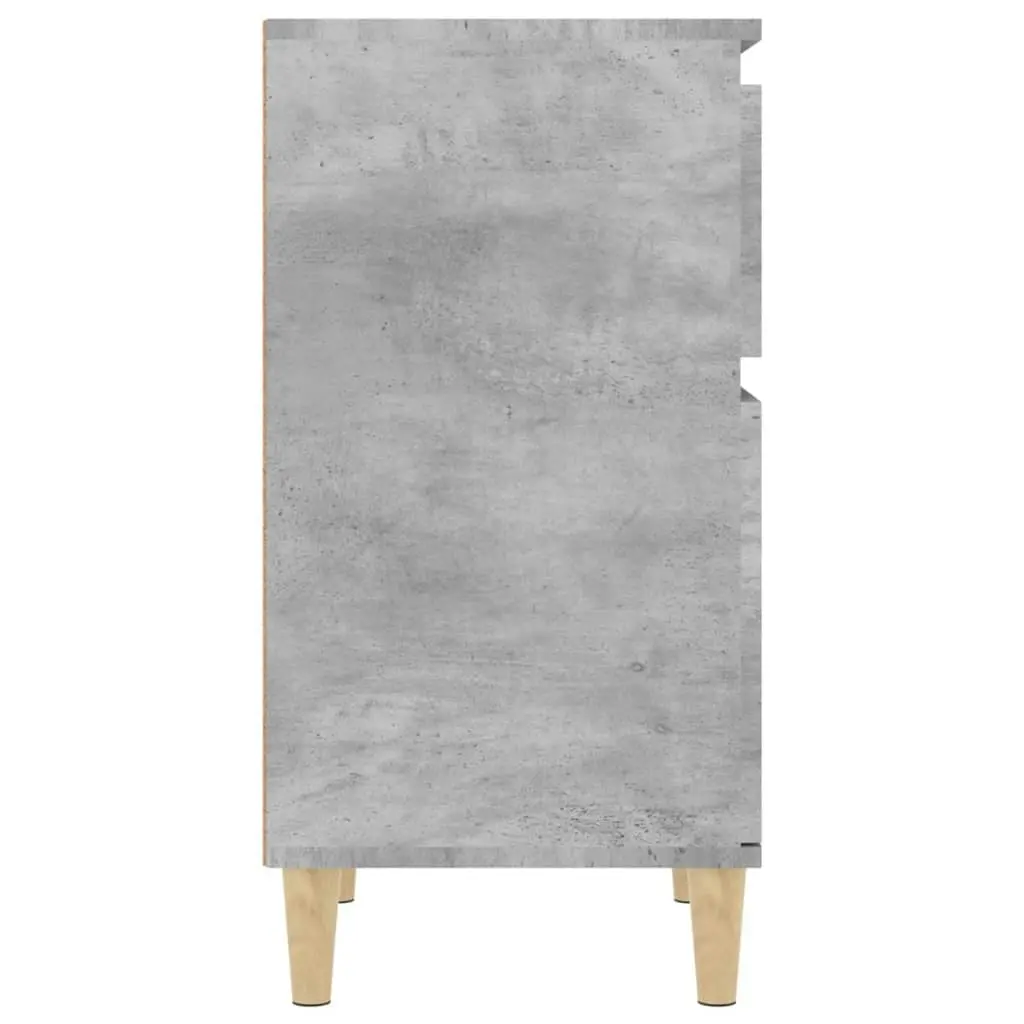 Bedside Cabinet Concrete Grey 40x35x70 cm 819700