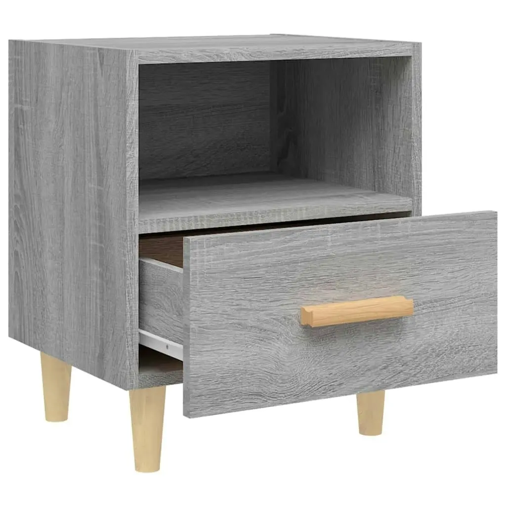 Bedside Cabinet Grey Sonoma 40x35x47 cm 817299